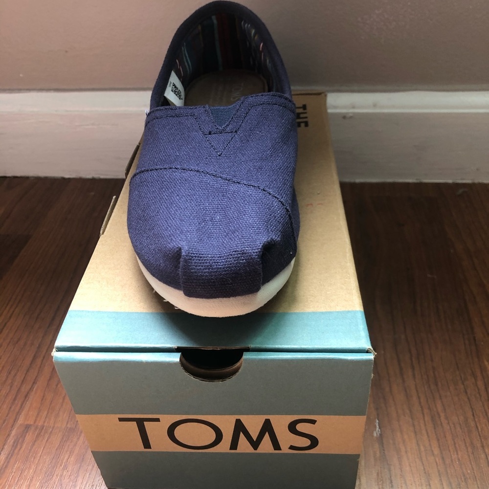 Classic Navy Canvas Toms
